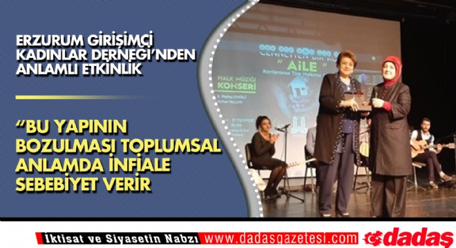 Erzurum Girişimci Kadınlar Derneği’nden anlamlı etkinlik 